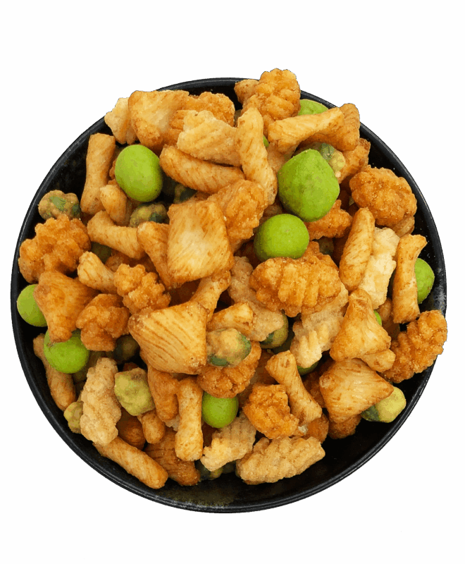 M-65 Mixed Rice Cracker with Wasabi Green Pea