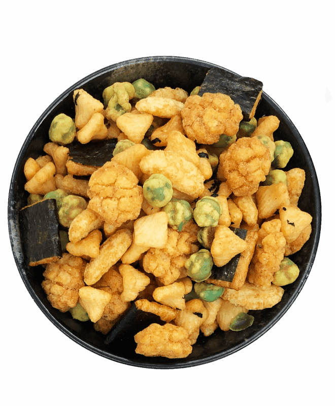M-75 Mixed Rice Cracker with Green Pea
